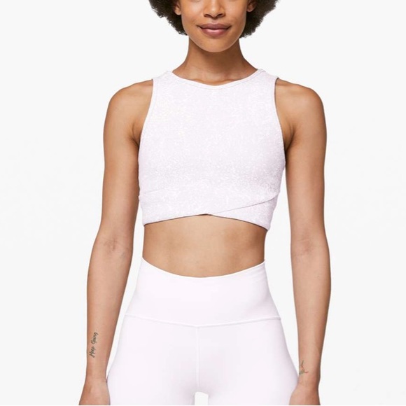 lululemon athletica Tops - Lululemon Energetic Edge Cropped Tank
